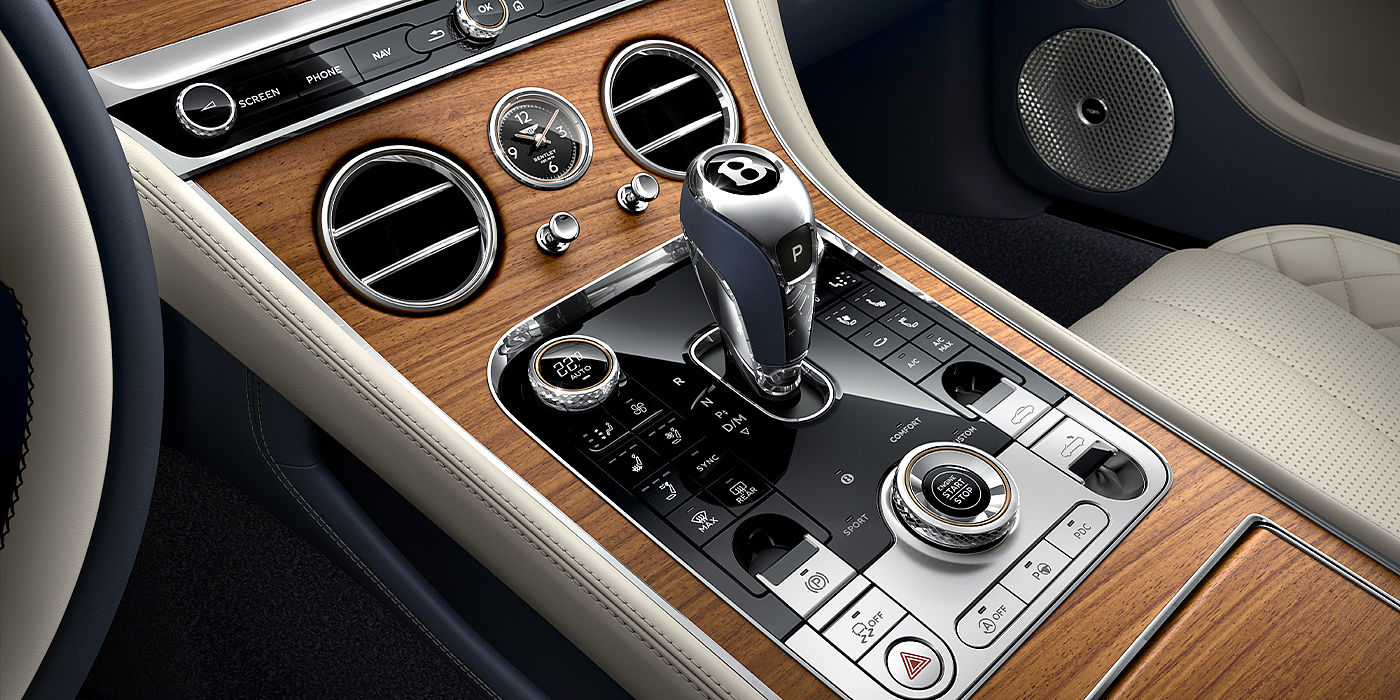 Bentley Johannesburg Bentley Continental GTC Azure convertible front interior console detail